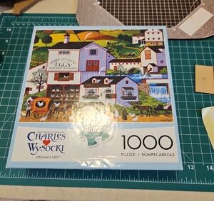 Buffalo David Bitton Colorful Farm Scene Puzzle